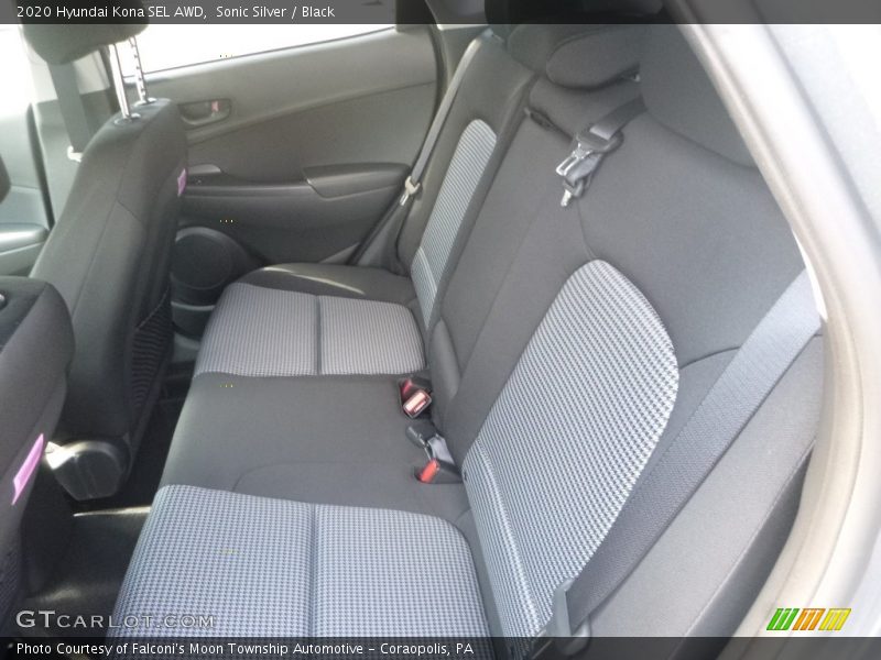 Sonic Silver / Black 2020 Hyundai Kona SEL AWD