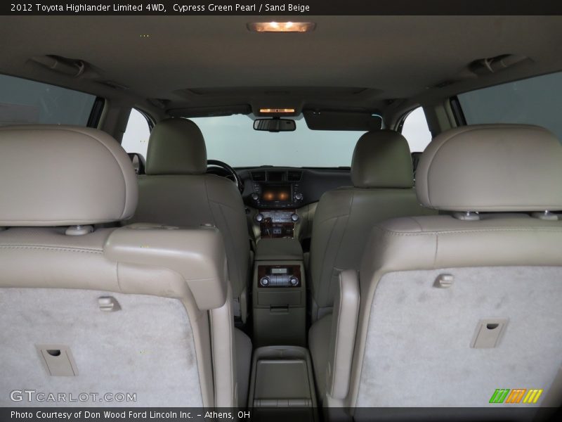 Cypress Green Pearl / Sand Beige 2012 Toyota Highlander Limited 4WD