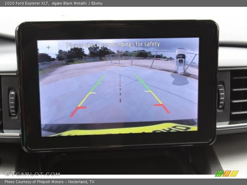 Agate Black Metallic / Ebony 2020 Ford Explorer XLT