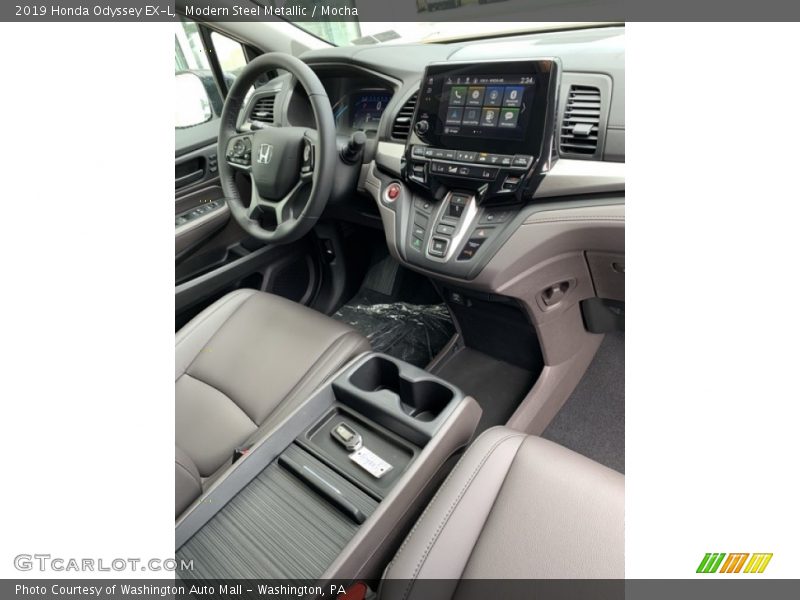 Modern Steel Metallic / Mocha 2019 Honda Odyssey EX-L