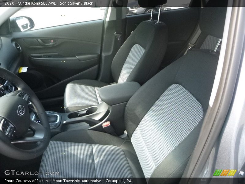 Sonic Silver / Black 2020 Hyundai Kona SEL AWD