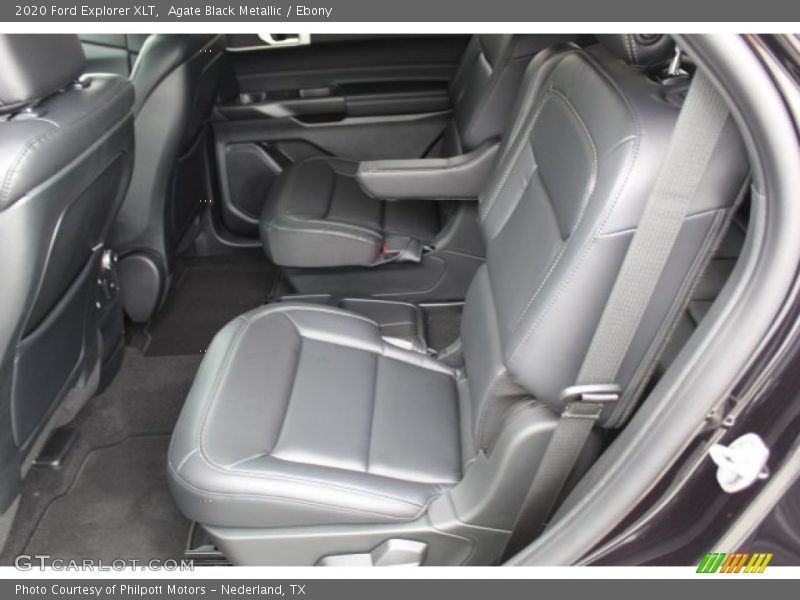 Agate Black Metallic / Ebony 2020 Ford Explorer XLT