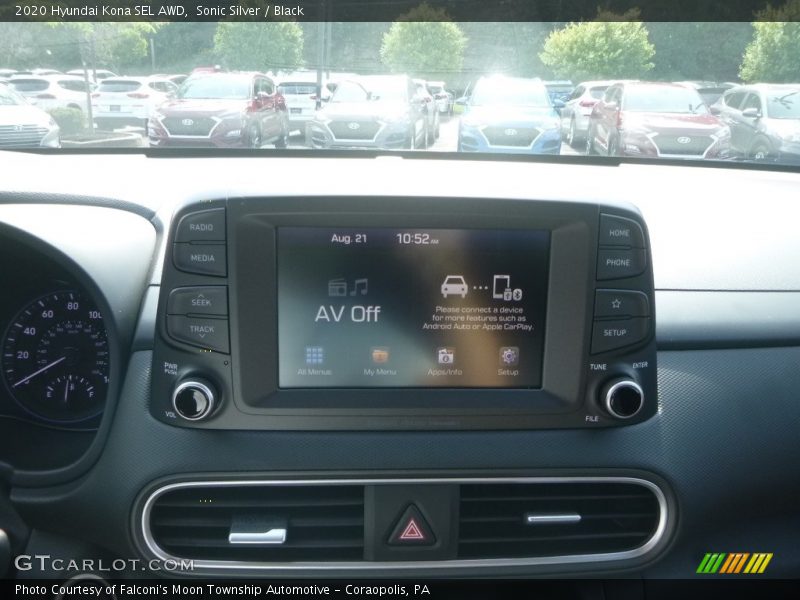 Sonic Silver / Black 2020 Hyundai Kona SEL AWD