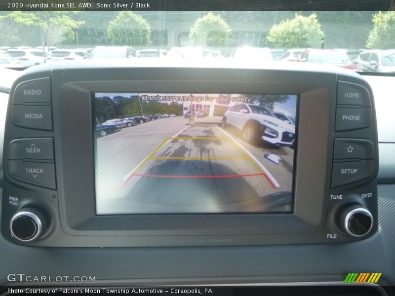 Sonic Silver / Black 2020 Hyundai Kona SEL AWD
