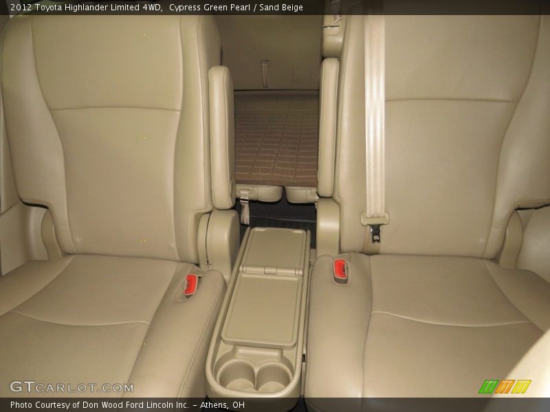 Cypress Green Pearl / Sand Beige 2012 Toyota Highlander Limited 4WD