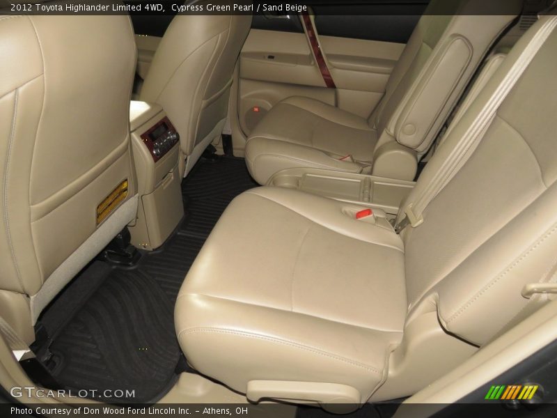 Cypress Green Pearl / Sand Beige 2012 Toyota Highlander Limited 4WD