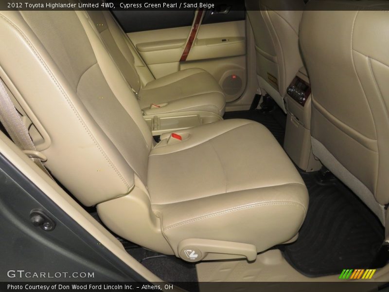 Cypress Green Pearl / Sand Beige 2012 Toyota Highlander Limited 4WD