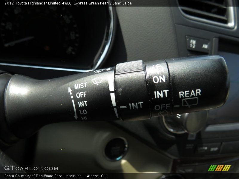 Cypress Green Pearl / Sand Beige 2012 Toyota Highlander Limited 4WD