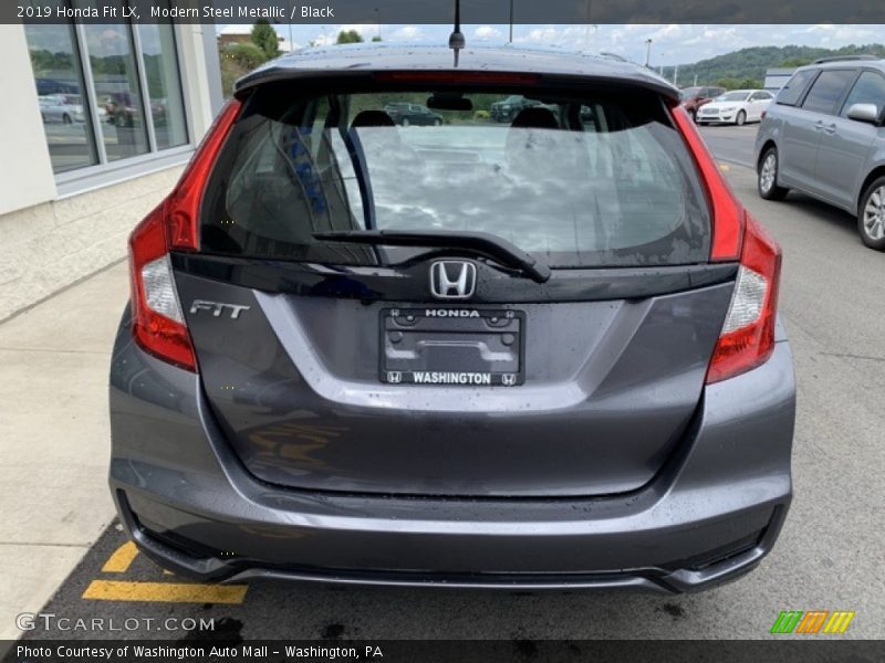 Modern Steel Metallic / Black 2019 Honda Fit LX