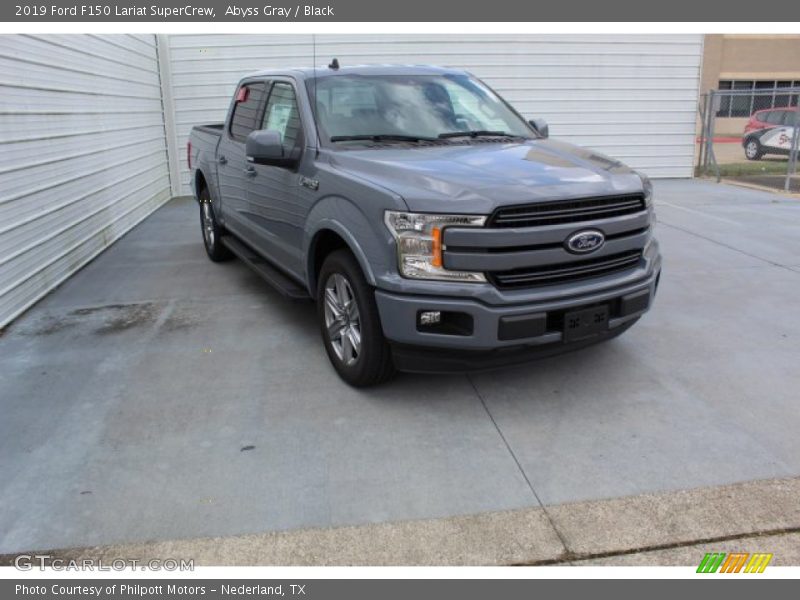 Abyss Gray / Black 2019 Ford F150 Lariat SuperCrew