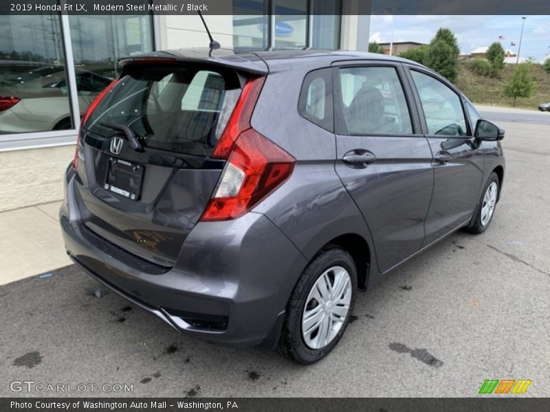 Modern Steel Metallic / Black 2019 Honda Fit LX