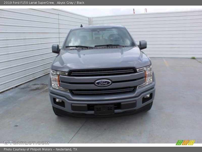 Abyss Gray / Black 2019 Ford F150 Lariat SuperCrew