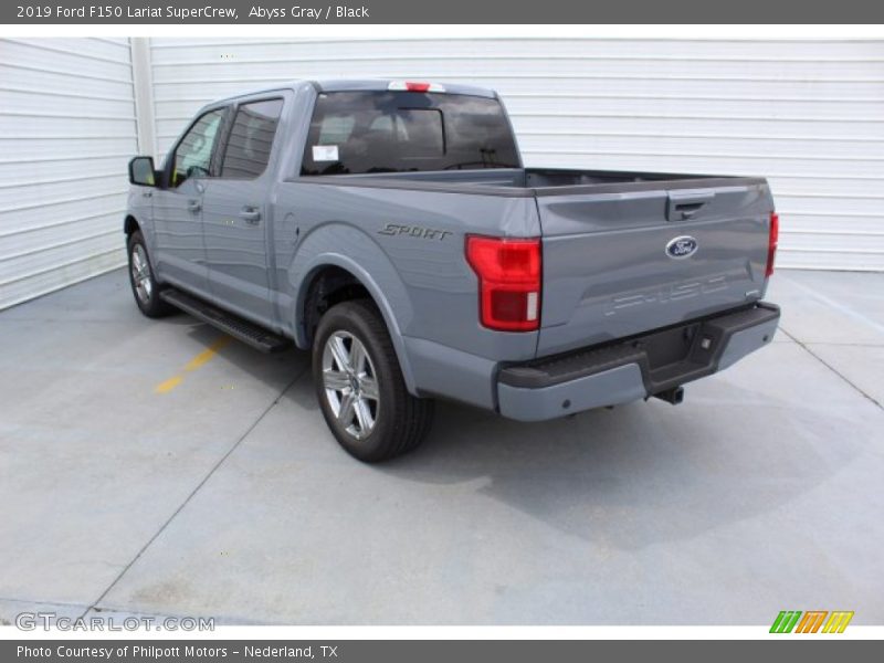 Abyss Gray / Black 2019 Ford F150 Lariat SuperCrew