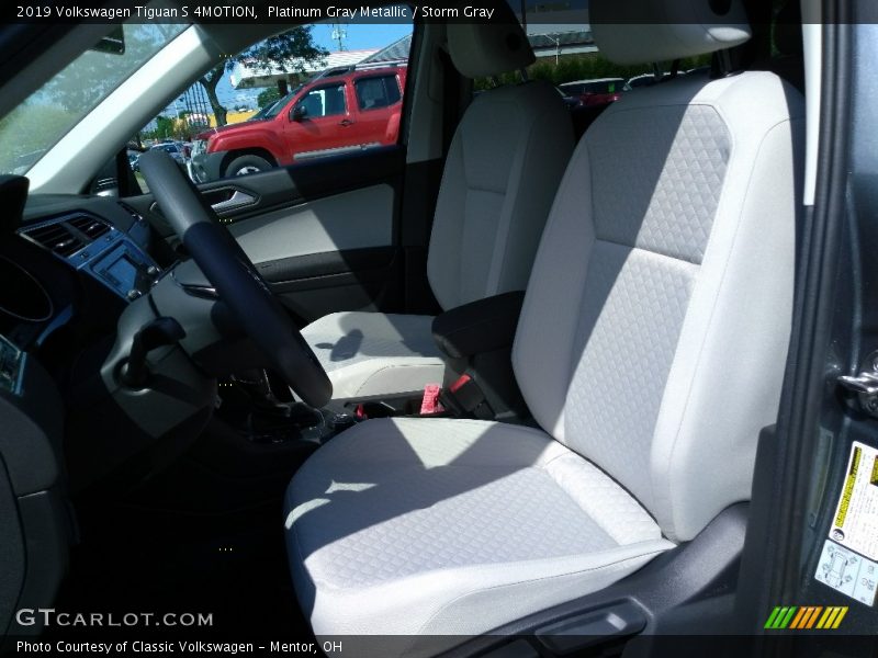 Platinum Gray Metallic / Storm Gray 2019 Volkswagen Tiguan S 4MOTION