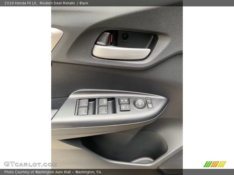 Modern Steel Metallic / Black 2019 Honda Fit LX