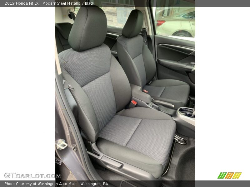 Modern Steel Metallic / Black 2019 Honda Fit LX