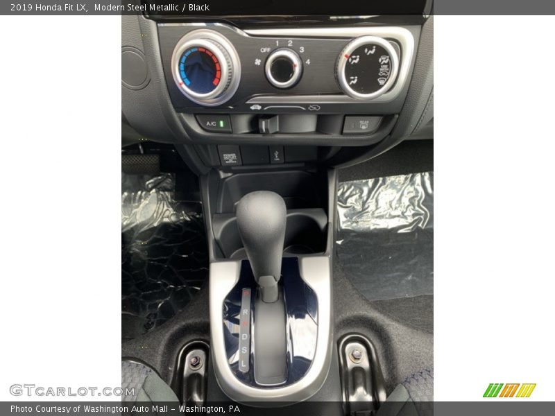 Modern Steel Metallic / Black 2019 Honda Fit LX