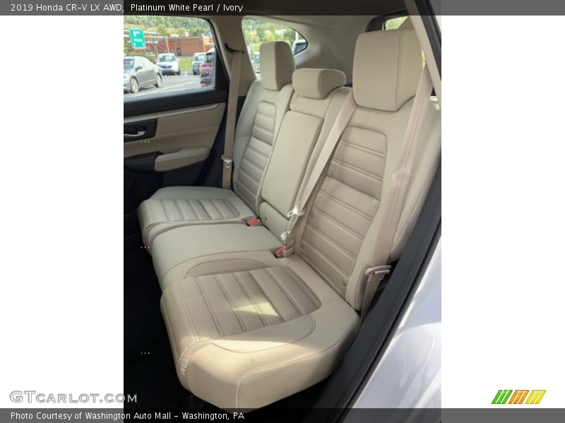 Platinum White Pearl / Ivory 2019 Honda CR-V LX AWD