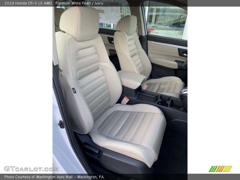 Platinum White Pearl / Ivory 2019 Honda CR-V LX AWD