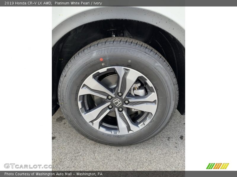 Platinum White Pearl / Ivory 2019 Honda CR-V LX AWD