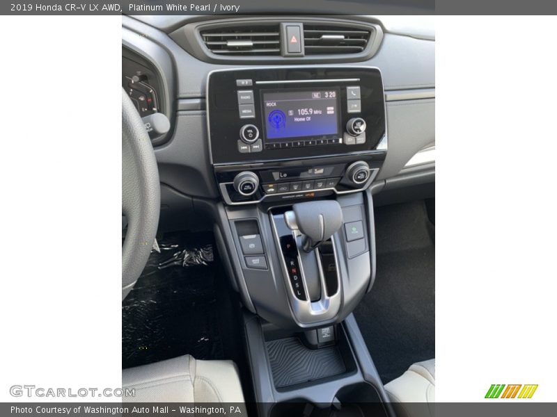 Platinum White Pearl / Ivory 2019 Honda CR-V LX AWD