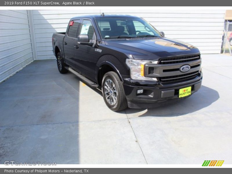 Agate Black / Black 2019 Ford F150 XLT SuperCrew