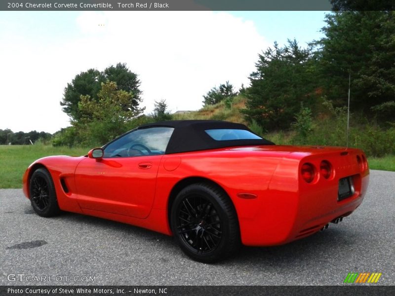 Torch Red / Black 2004 Chevrolet Corvette Convertible