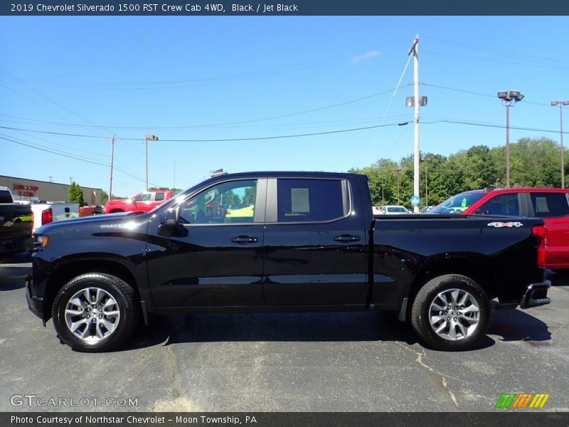 Black / Jet Black 2019 Chevrolet Silverado 1500 RST Crew Cab 4WD