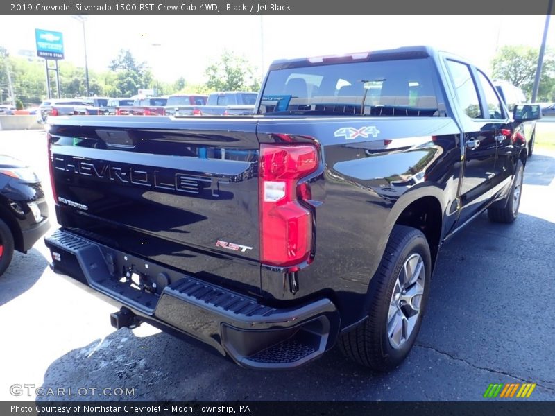 Black / Jet Black 2019 Chevrolet Silverado 1500 RST Crew Cab 4WD