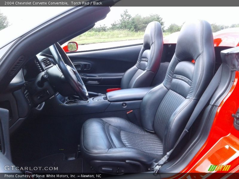 Torch Red / Black 2004 Chevrolet Corvette Convertible
