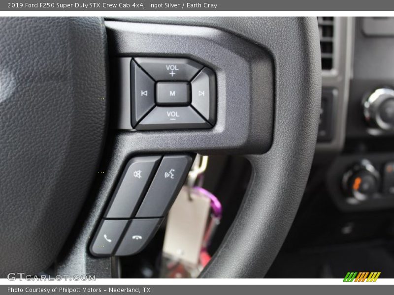 Ingot Silver / Earth Gray 2019 Ford F250 Super Duty STX Crew Cab 4x4