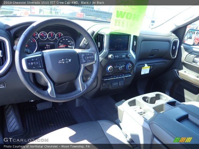 Black / Jet Black 2019 Chevrolet Silverado 1500 RST Crew Cab 4WD