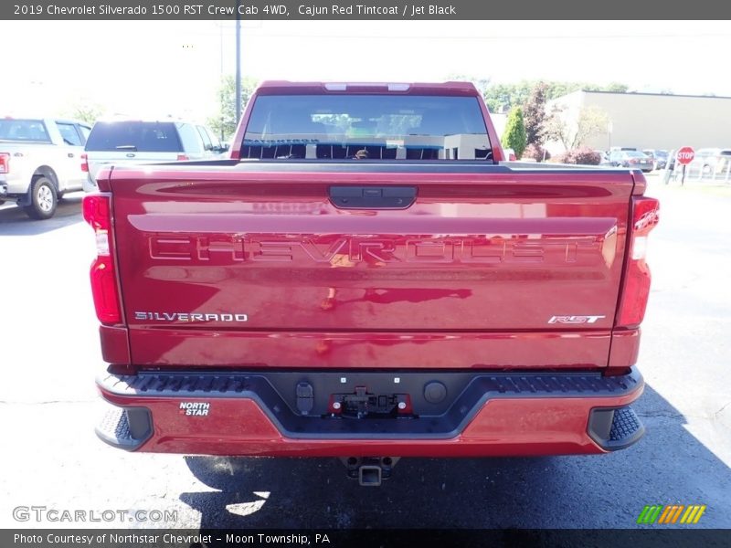 Cajun Red Tintcoat / Jet Black 2019 Chevrolet Silverado 1500 RST Crew Cab 4WD