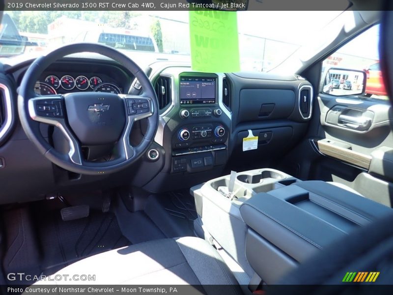 Cajun Red Tintcoat / Jet Black 2019 Chevrolet Silverado 1500 RST Crew Cab 4WD