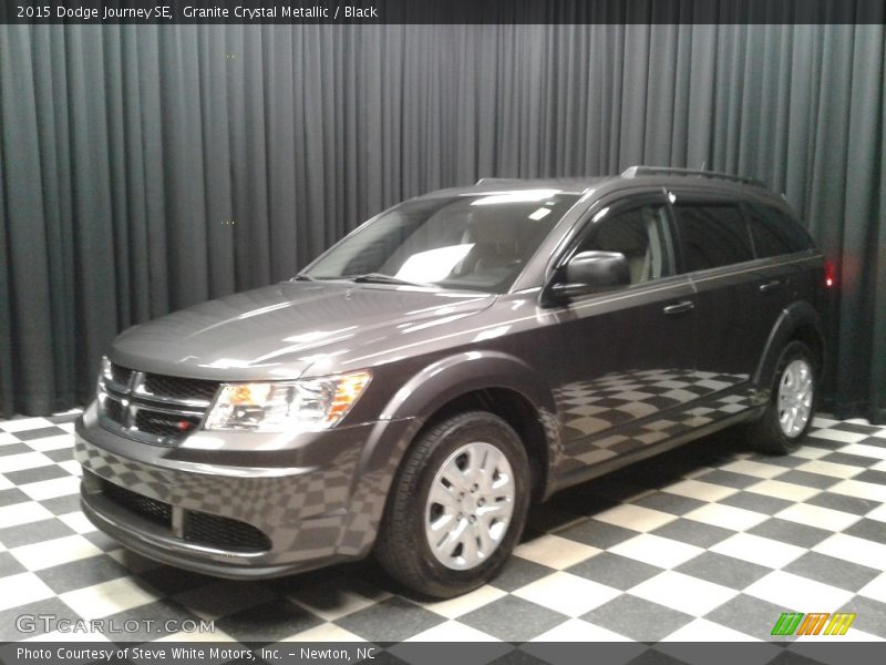 Granite Crystal Metallic / Black 2015 Dodge Journey SE