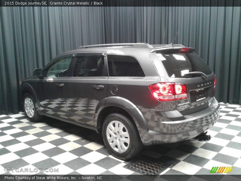 Granite Crystal Metallic / Black 2015 Dodge Journey SE