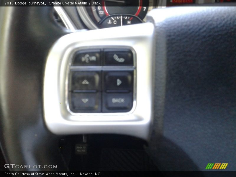 Granite Crystal Metallic / Black 2015 Dodge Journey SE