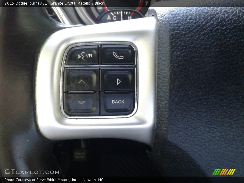 Granite Crystal Metallic / Black 2015 Dodge Journey SE