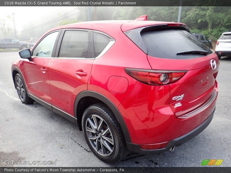 Soul Red Crystal Metallic / Parchment 2018 Mazda CX-5 Grand Touring AWD