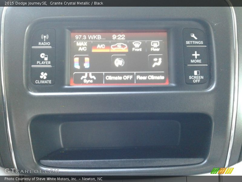 Granite Crystal Metallic / Black 2015 Dodge Journey SE
