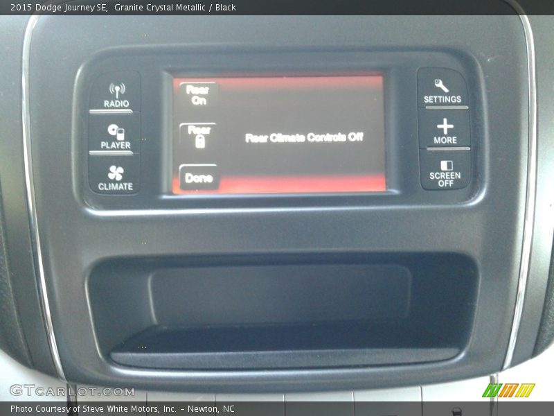 Granite Crystal Metallic / Black 2015 Dodge Journey SE