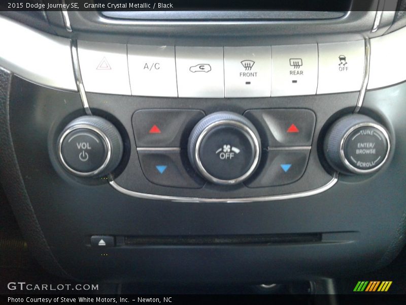 Granite Crystal Metallic / Black 2015 Dodge Journey SE