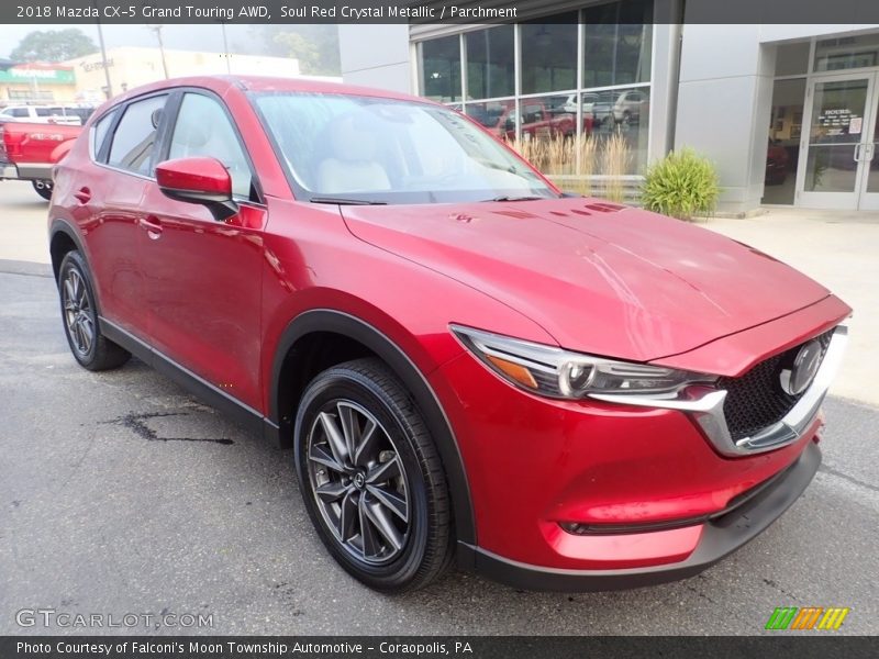 Soul Red Crystal Metallic / Parchment 2018 Mazda CX-5 Grand Touring AWD