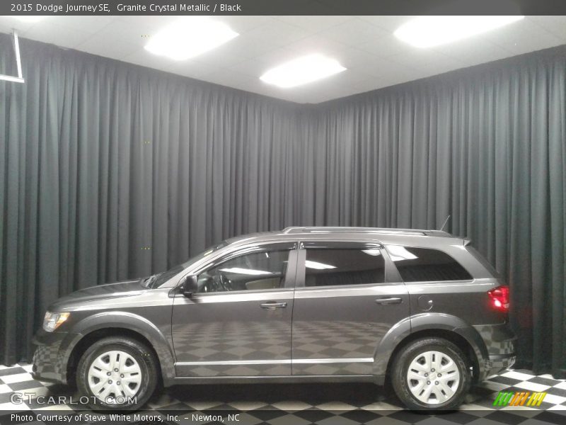 Granite Crystal Metallic / Black 2015 Dodge Journey SE