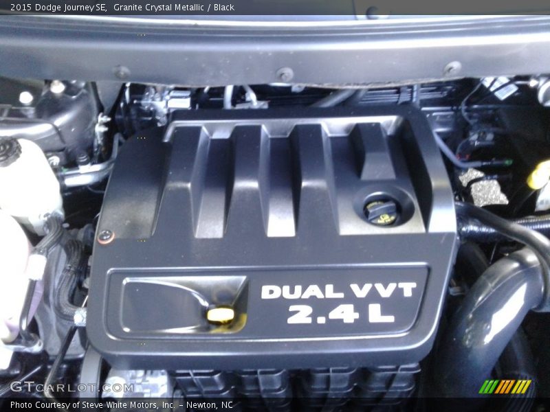 Granite Crystal Metallic / Black 2015 Dodge Journey SE
