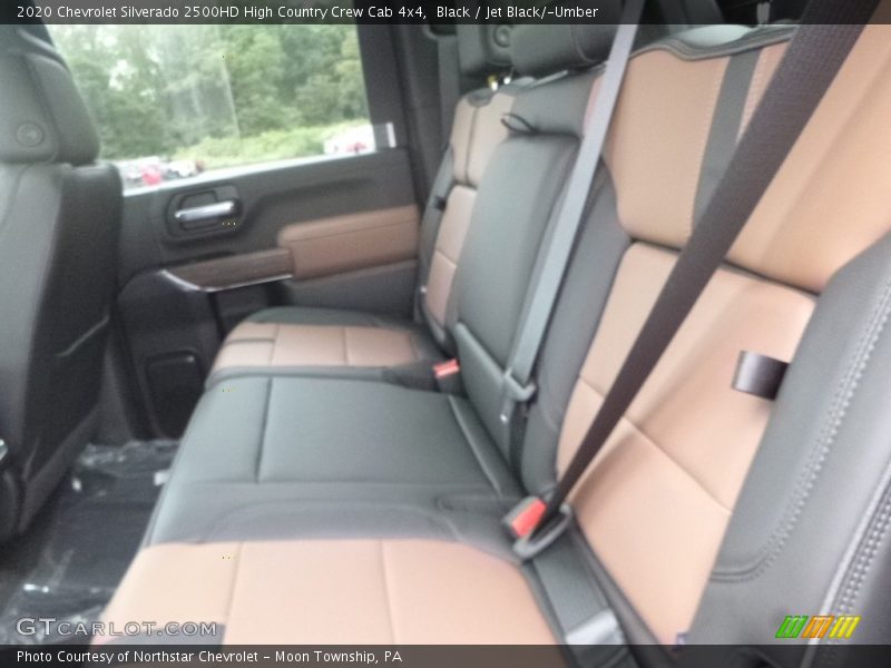 Rear Seat of 2020 Silverado 2500HD High Country Crew Cab 4x4