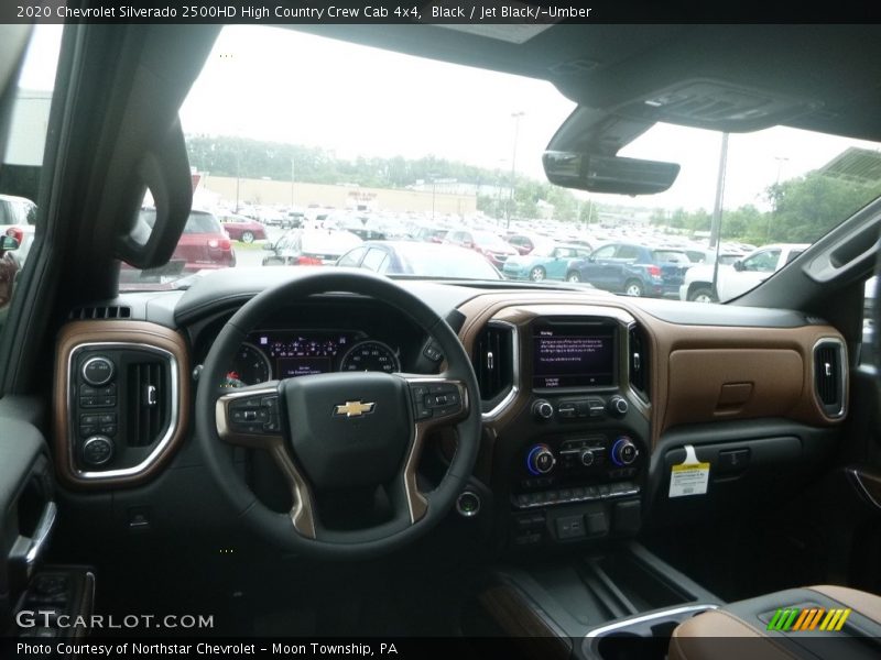 Dashboard of 2020 Silverado 2500HD High Country Crew Cab 4x4