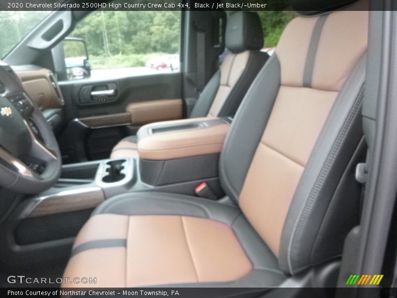  2020 Silverado 2500HD High Country Crew Cab 4x4 Jet Black/­Umber Interior