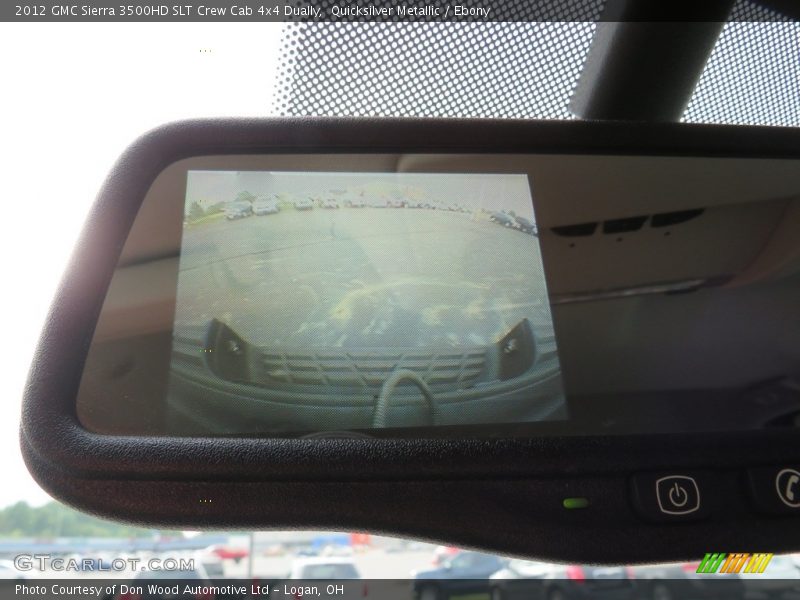 Quicksilver Metallic / Ebony 2012 GMC Sierra 3500HD SLT Crew Cab 4x4 Dually