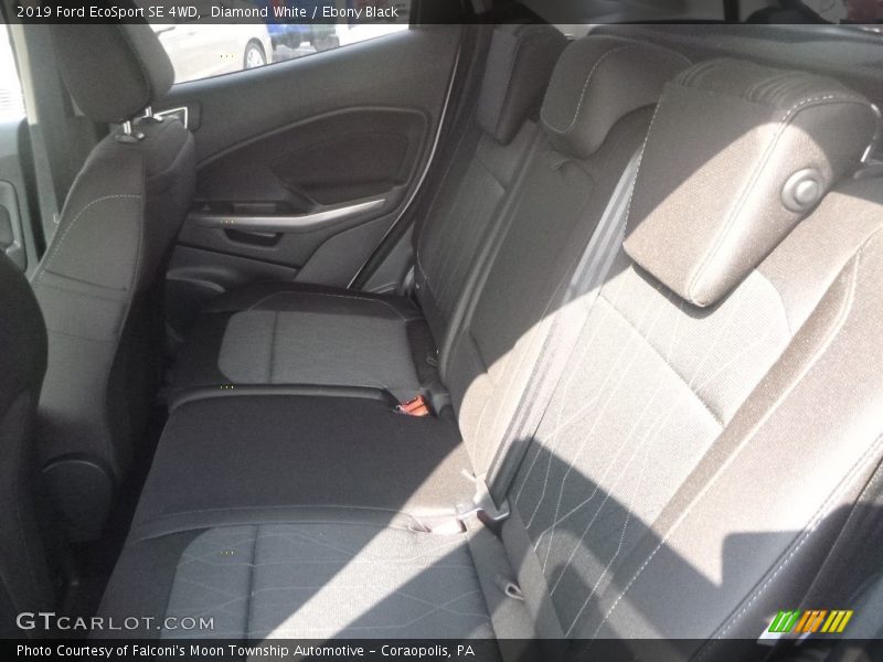 Diamond White / Ebony Black 2019 Ford EcoSport SE 4WD